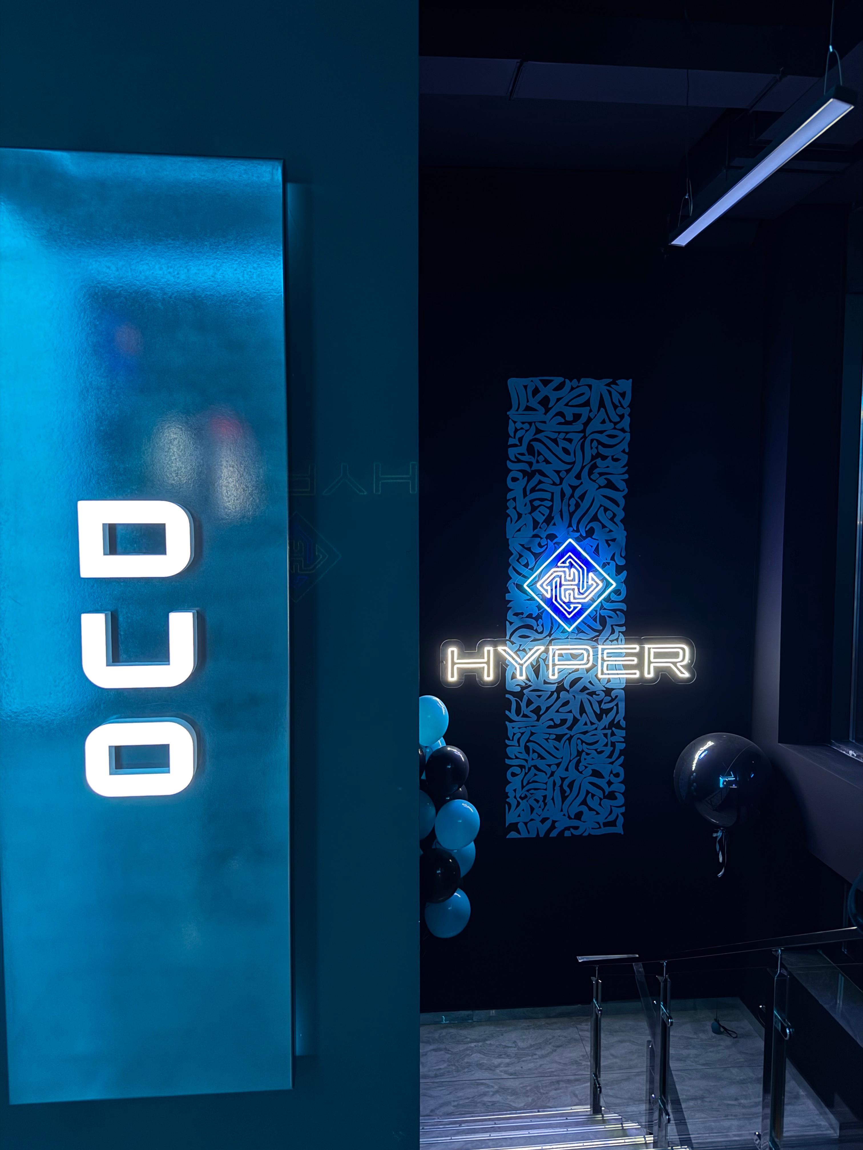 Вход в зону DUO клуба HYPER